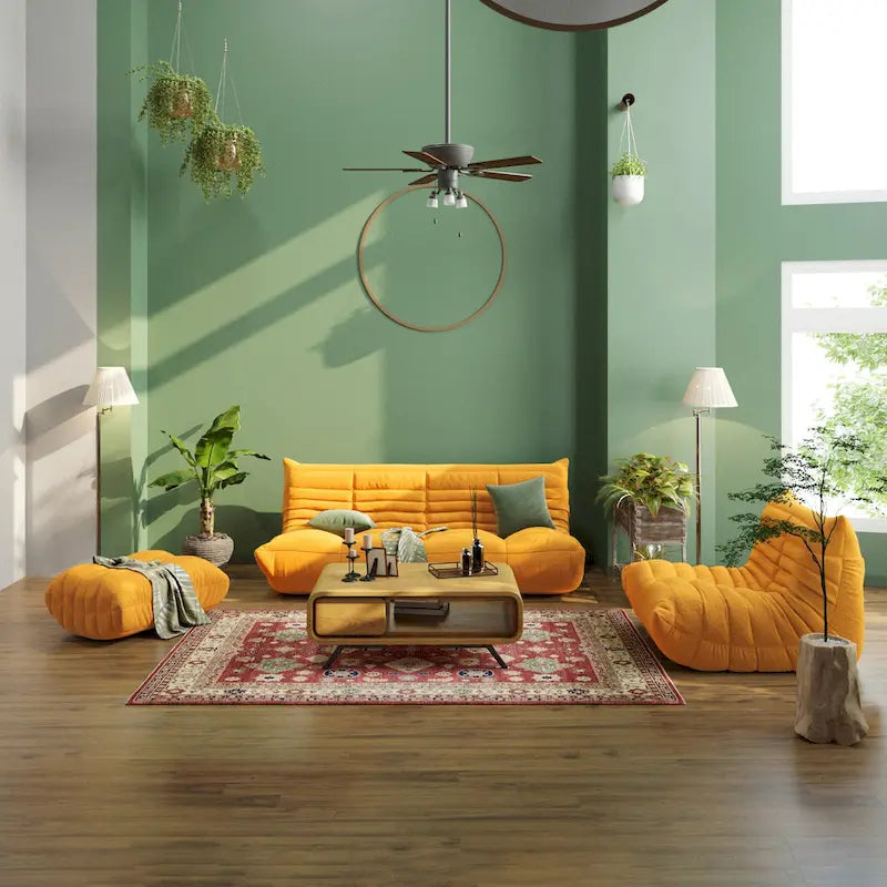Weiches Bodensofa, bequemes Sitzsacksofa für das Wohnzimmer