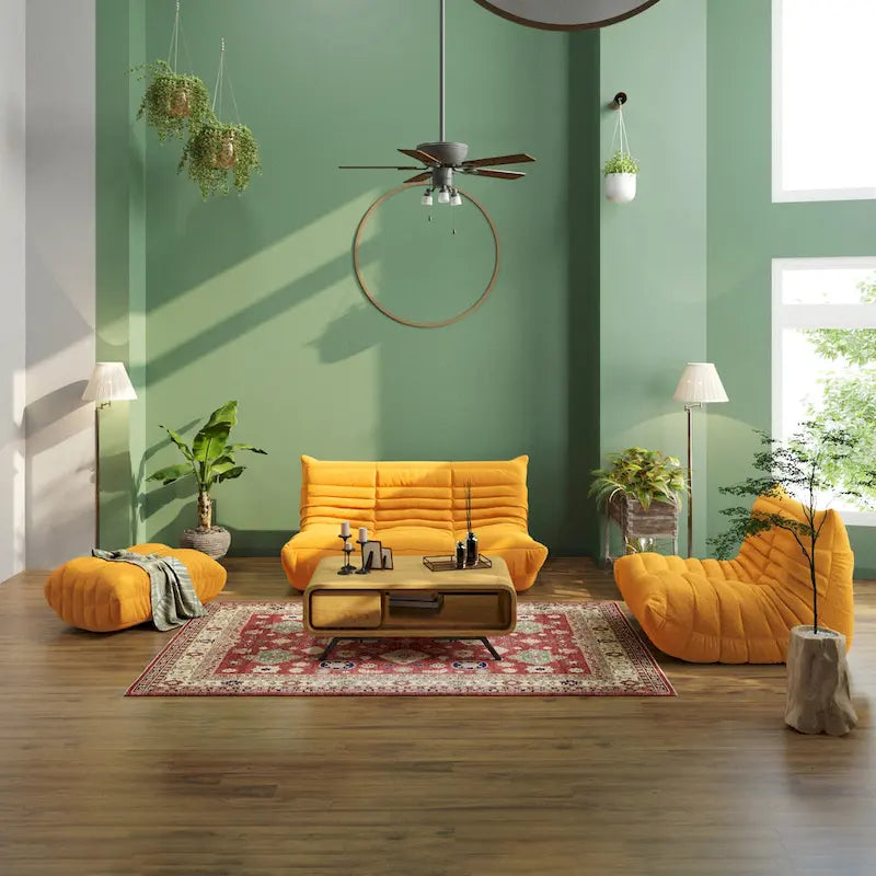 Weiches Bodensofa, bequemes Sitzsacksofa für das Wohnzimmer