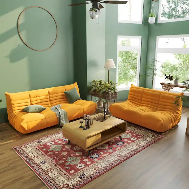 Weiches Bodensofa, bequemes Sitzsacksofa für das Wohnzimmer