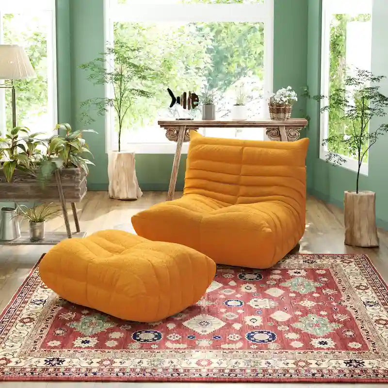 Weiches Bodensofa, bequemes Sitzsacksofa für das Wohnzimmer