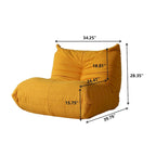 Weiches Bodensofa, bequemes Sitzsacksofa für das Wohnzimmer