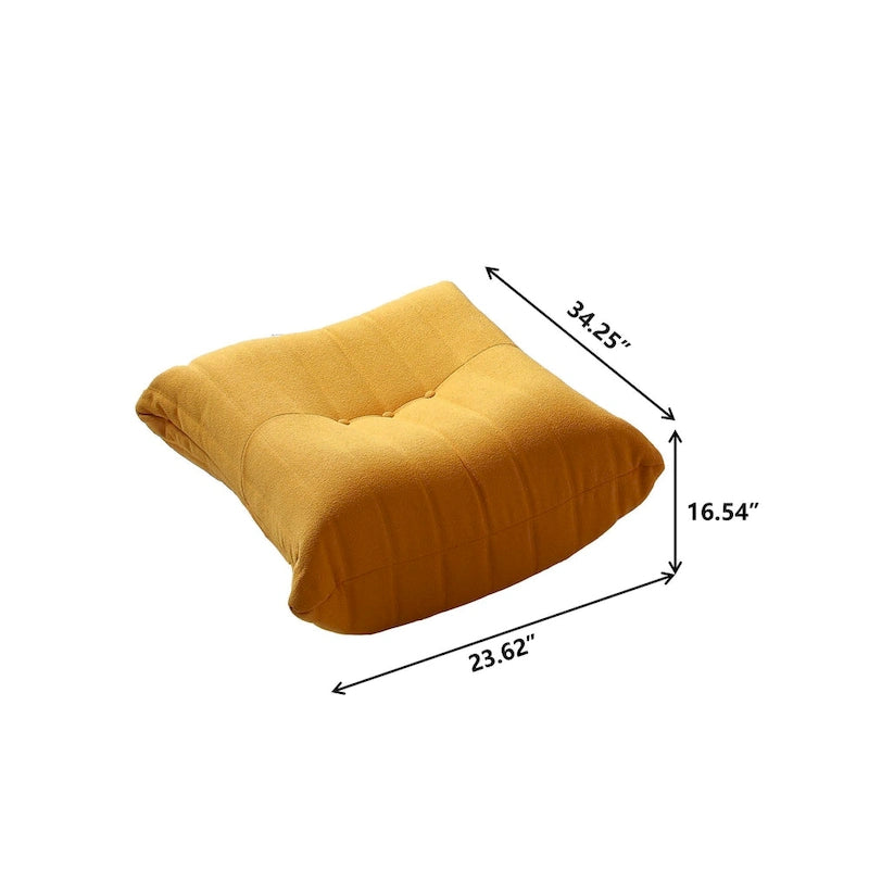 Weiches Bodensofa, bequemes Sitzsacksofa für das Wohnzimmer