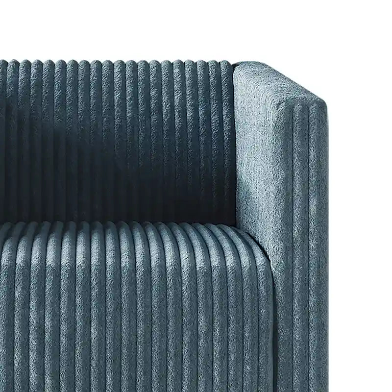 CraftPorch Corduroy Modern and Glamorous Velvet Upholstered Loveseat