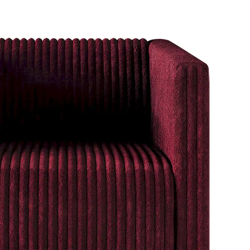 CraftPorch Corduroy Modern and Glamorous Velvet Upholstered Loveseat
