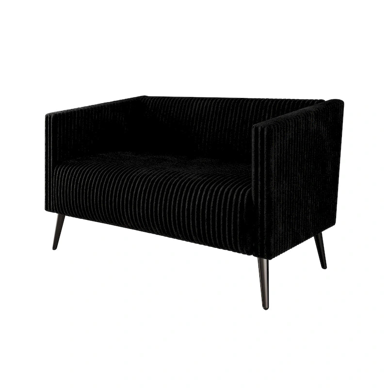 CraftPorch Corduroy Modern and Glamorous Velvet Upholstered Loveseat