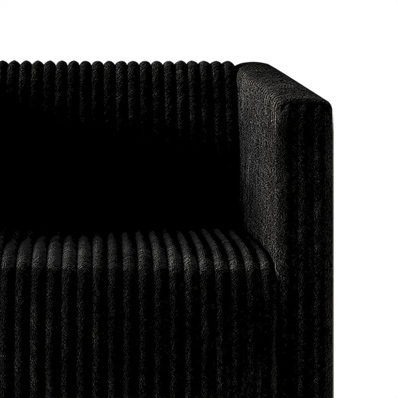 CraftPorch Corduroy Modern and Glamorous Velvet Upholstered Loveseat