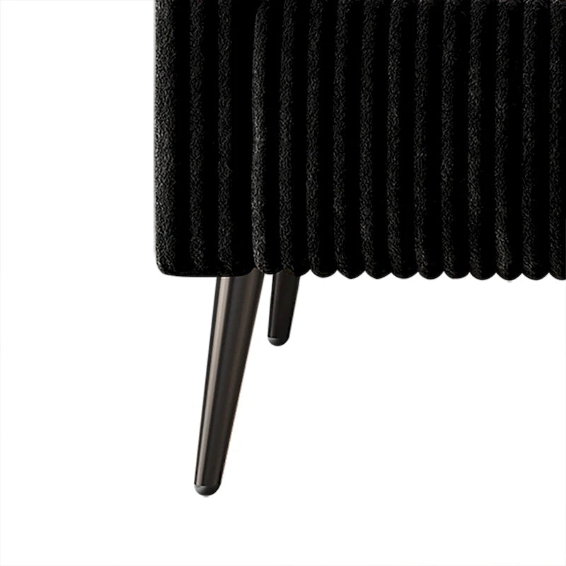CraftPorch Corduroy Modern and Glamorous Velvet Upholstered Loveseat