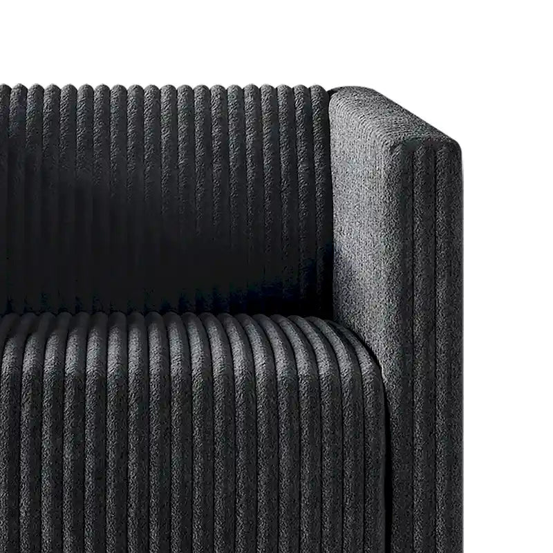CraftPorch Corduroy Modern and Glamorous Velvet Upholstered Loveseat