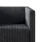 CraftPorch Corduroy Modern and Glamorous Velvet Upholstered Loveseat