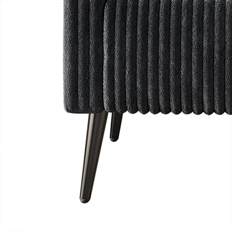 CraftPorch Corduroy Modern and Glamorous Velvet Upholstered Loveseat