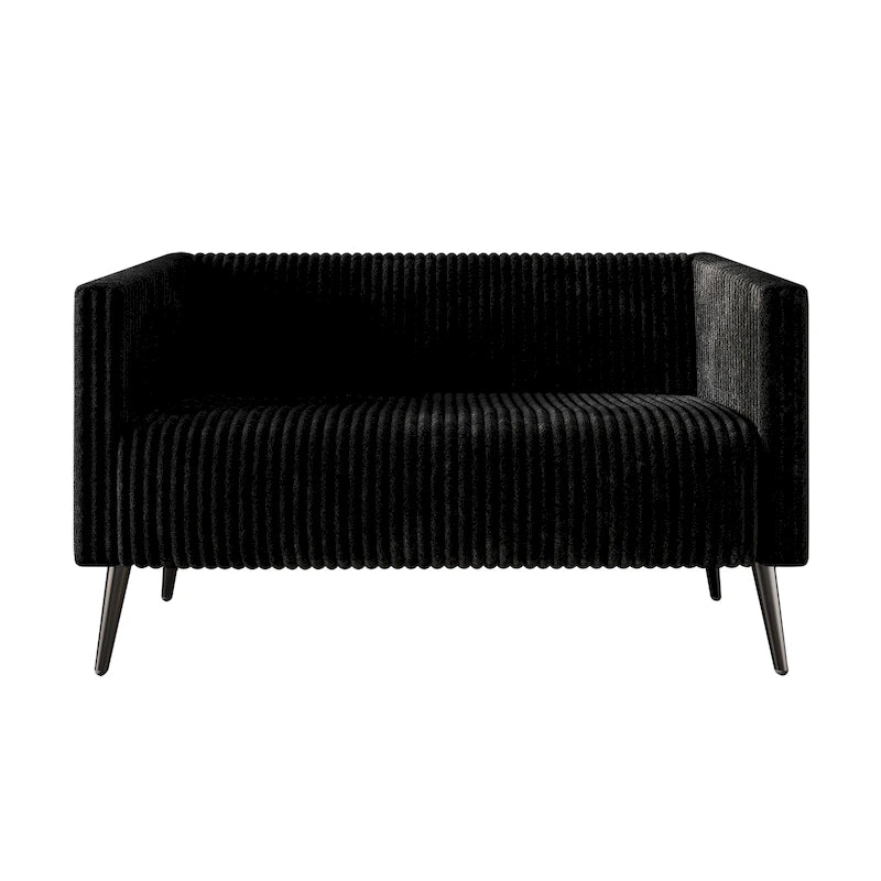 CraftPorch Corduroy Modern and Glamorous Velvet Upholstered Loveseat