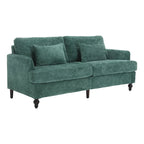 HOMEFUN moderne chenille-loveseat, gestoffeerde 2-zitsloveseat, moderne bank