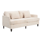 HOMEFUN Modern chenille Fabric Loveseat,2-Seat Upholstered Loveseat Sofa Modern Couch