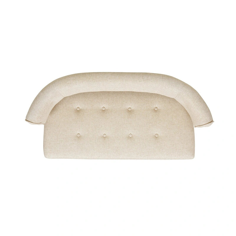 Jared 51 modern, süllyesztett karfás, gombtűzött padülőke