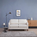 Modernes Zweisitzer-Sofa Sedona, Kunstleinen / veganes Leder – N/A