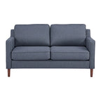 Modernes Zweisitzer-Sofa Sedona, Kunstleinen / veganes Leder – N/A
