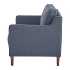 Modernes Zweisitzer-Sofa Sedona, Kunstleinen / veganes Leder – N/A