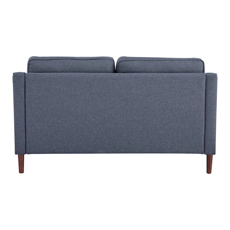 Modernes Zweisitzer-Sofa Sedona, Kunstleinen / veganes Leder – N/A