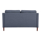 Modernes Zweisitzer-Sofa Sedona, Kunstleinen / veganes Leder – N/A