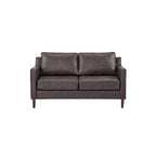 Modernes Zweisitzer-Sofa Sedona, Kunstleinen / veganes Leder – N/A