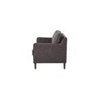 Modernes Zweisitzer-Sofa Sedona, Kunstleinen / veganes Leder – N/A