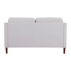 Modernes Zweisitzer-Sofa Sedona, Kunstleinen / veganes Leder – N/A