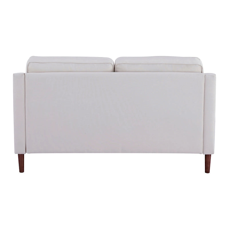 Modernes Zweisitzer-Sofa Sedona, Kunstleinen / veganes Leder – N/A