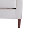 Modernes Zweisitzer-Sofa Sedona, Kunstleinen / veganes Leder – N/A