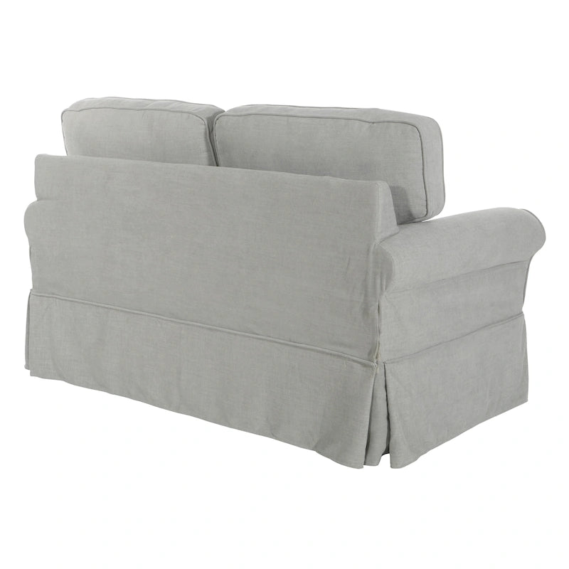 Canapé causeuse avec housse Zuni de style mi-siècle Porch & Den