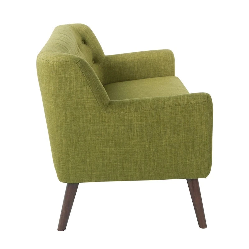 Carson Carrington Balestrand Loveseat aus Stoff mit getufteter Rückenlehne im Mid-Century-Stil – N/A