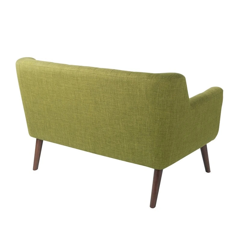 Carson Carrington Balestrand Loveseat aus Stoff mit getufteter Rückenlehne im Mid-Century-Stil – N/A
