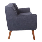 Carson Carrington Balestrand Loveseat aus Stoff mit getufteter Rückenlehne im Mid-Century-Stil – N/A