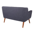 Carson Carrington Balestrand Loveseat aus Stoff mit getufteter Rückenlehne im Mid-Century-Stil – N/A