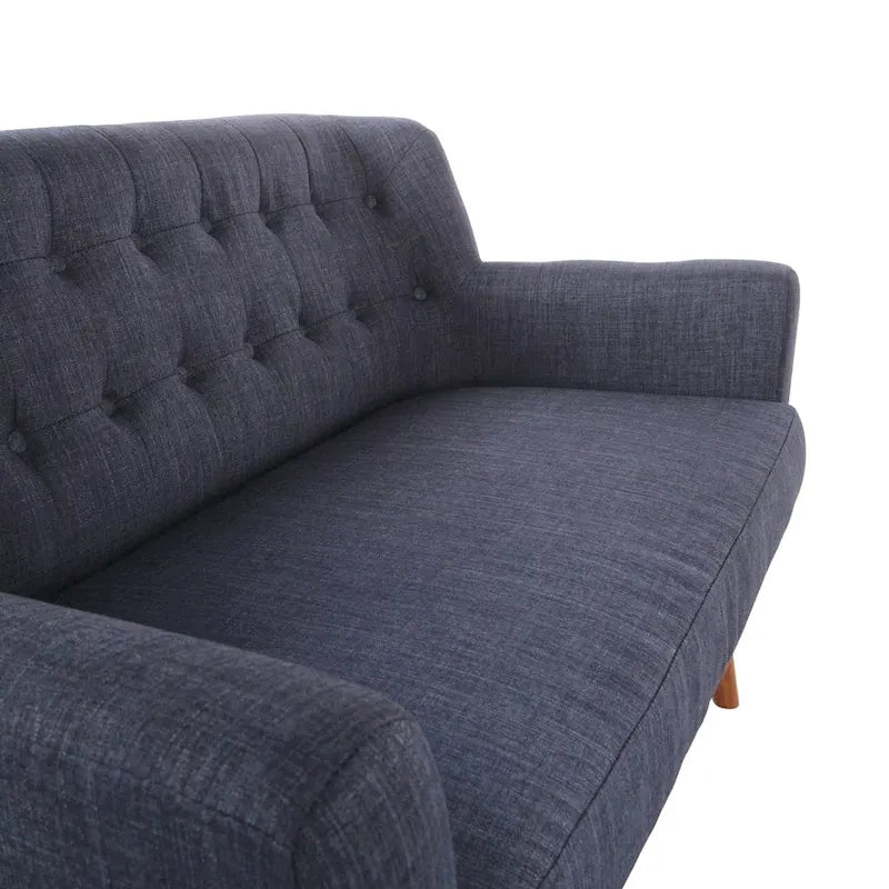 Carson Carrington Balestrand Loveseat aus Stoff mit getufteter Rückenlehne im Mid-Century-Stil – N/A