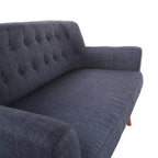 Carson Carrington Balestrand Loveseat aus Stoff mit getufteter Rückenlehne im Mid-Century-Stil – N/A