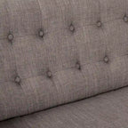 Carson Carrington Balestrand Loveseat aus Stoff mit getufteter Rückenlehne im Mid-Century-Stil – N/A