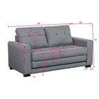 Daisy moderne loveseat van stof en slaapbank