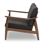 Mid-century-loveseat van Baxton Studio
