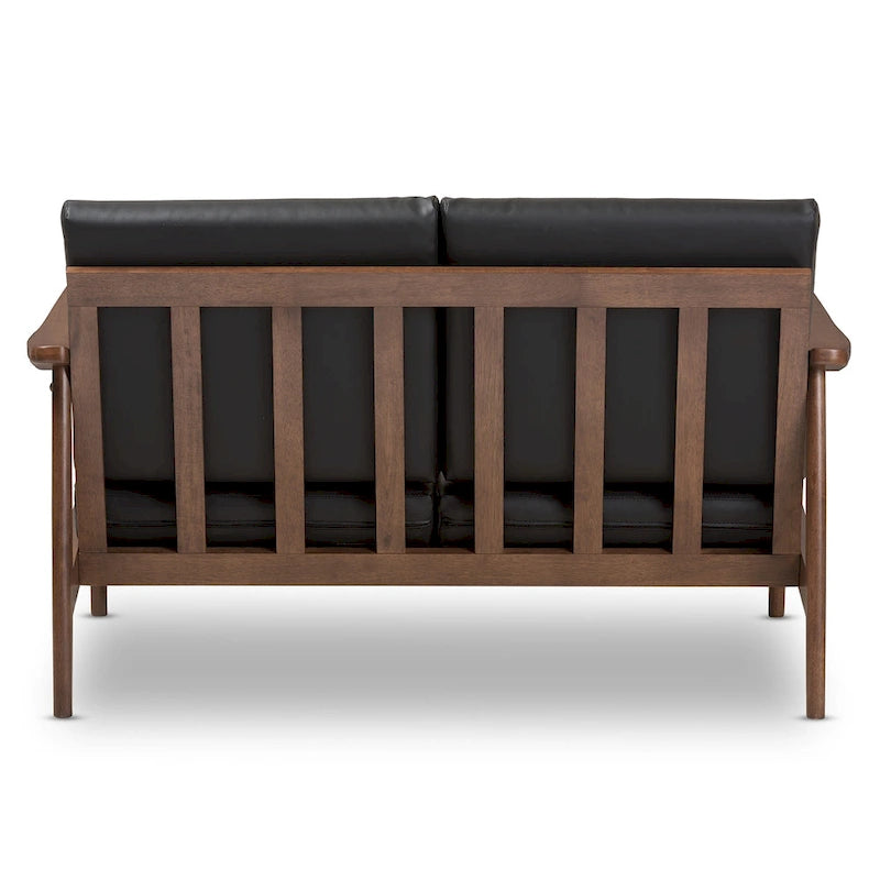 Mid-century-loveseat van Baxton Studio