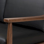 Mid-century-loveseat van Baxton Studio