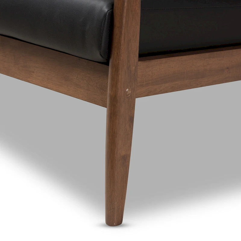 Mid-century-loveseat van Baxton Studio