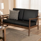 Mid-century-loveseat van Baxton Studio