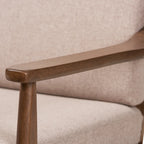 Mid-century-loveseat van Baxton Studio