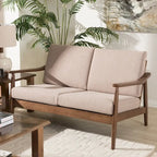 Mid-century-loveseat van Baxton Studio