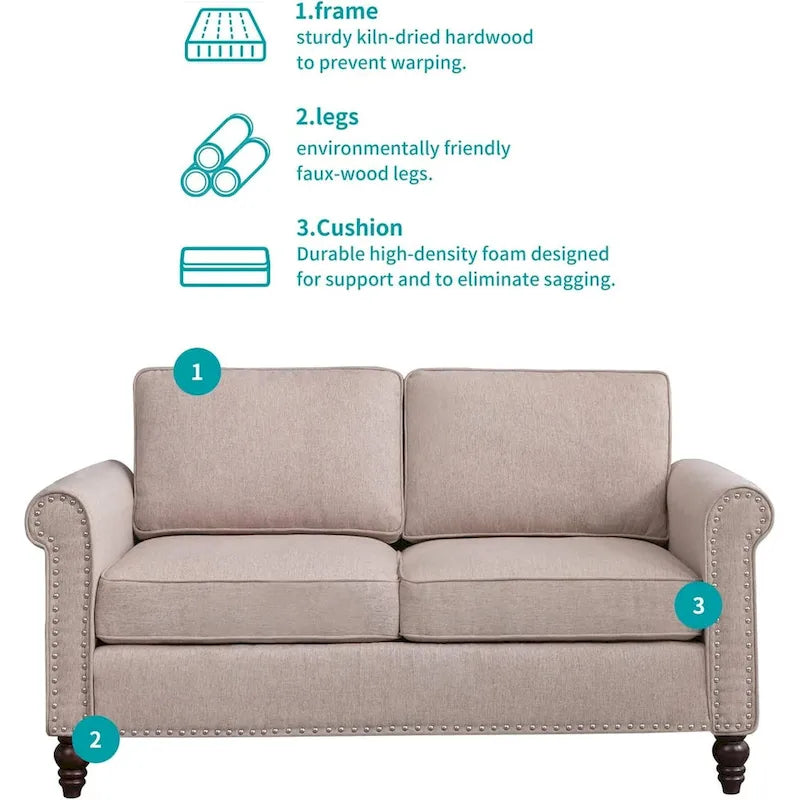 Moderne bank, loveseat Mixoy