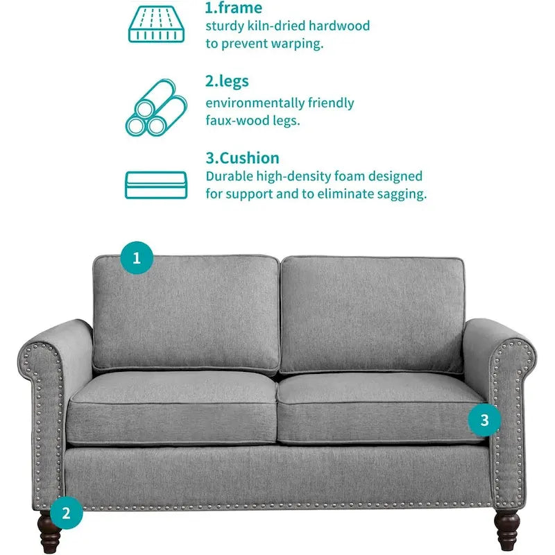Moderne bank, loveseat Mixoy