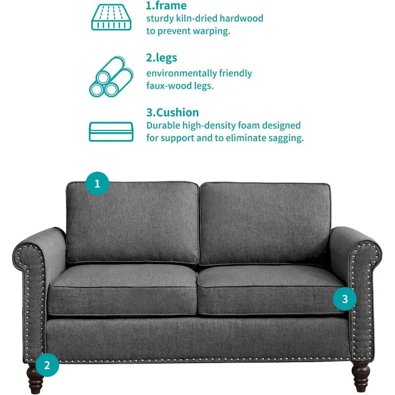 Moderne bank, loveseat Mixoy
