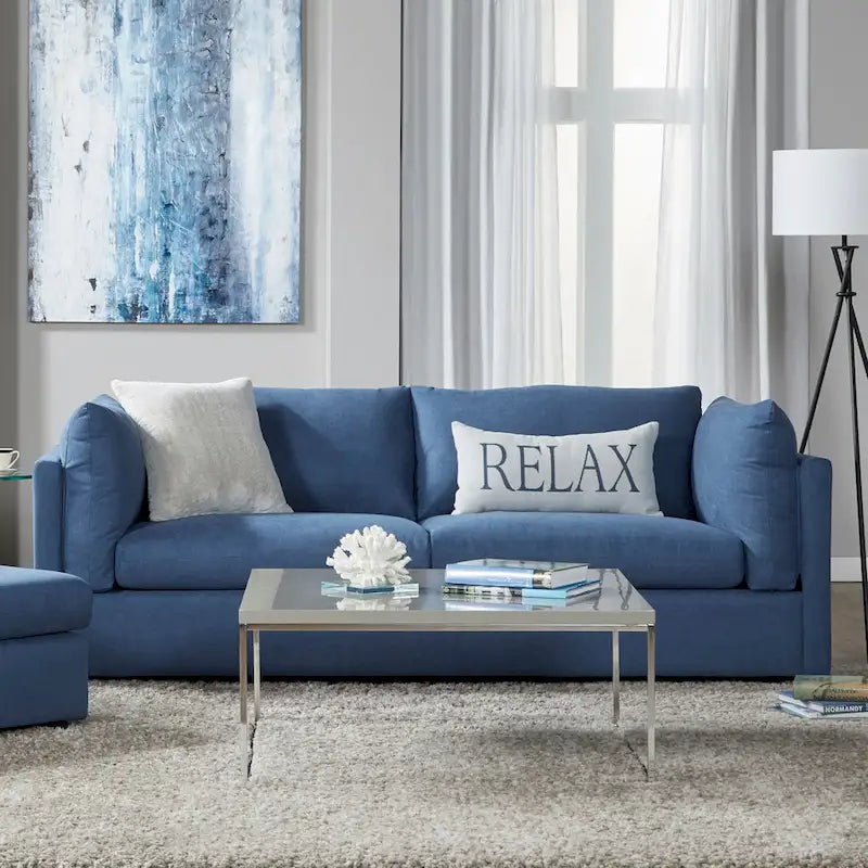 Roundhill Furniture Enda, párnázott háttámlás, szövetből készült, 3 részes kanapé- és pihenőfotel-garnitúra