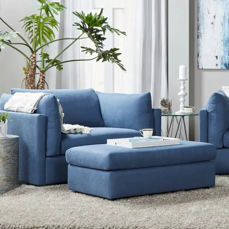 Roundhill Furniture Enda, párnázott háttámlás, szövetből készült, 3 részes kanapé- és pihenőfotel-garnitúra