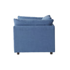 Roundhill Furniture Enda, párnázott háttámlás, szövetből készült, 3 részes kanapé- és pihenőfotel-garnitúra